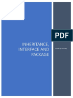 Inheritance, Interface and Package
