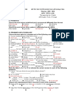 Essential exam for 10th grade entrance in 2023