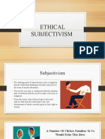 Ethical Subjectivism