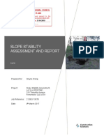 Slope Stability Assessment and Report: Rockhampton Regional Council