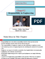 Chap # 2: Responsibility in Engineering