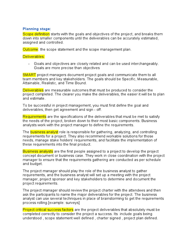 Project Scope Management Essentials | PDF | Project Management | Business