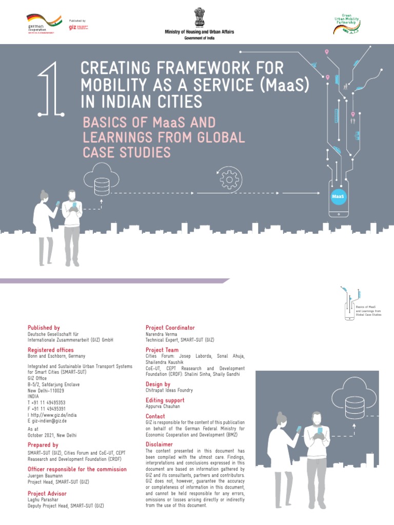 MaaS Framework for Indian Cities | PDF