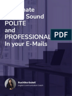 5 Ultimate Tips To Sound Polite and Professional in Your E-Mails