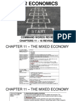 Ec2 Economics: Command Words Review Chapters 11 - 16 Revisions