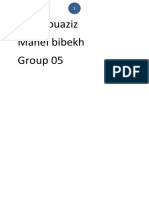Safa Bouaziz Manel Bibekh Group 05
