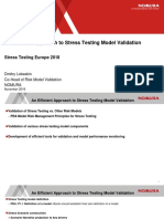 An Efficient Approach To Stress Testing Model Validation