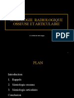 Semiologie Radiologique Osseuse Et Articulaire: PR Sonhaye Chu Campus