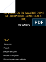 Exploration en Imagerie D'Une Infection Osteoarticulaire (IOA)