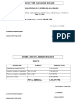 Cahier de Charge