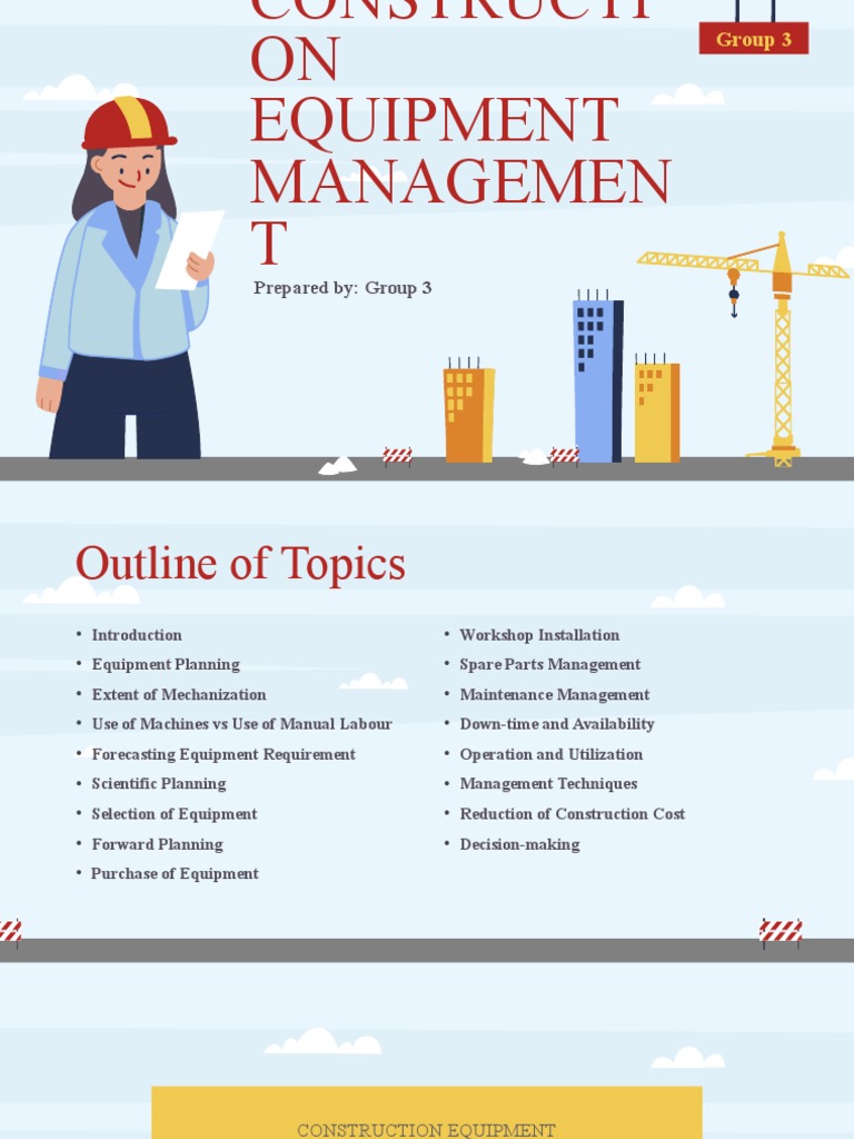 Construction Equipment Management PDF Depreciation Loader (Equipment)