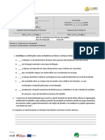 Ficha de Avaliação/ Curso Técnico de Logística Área de Integração Turma:3f