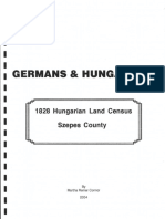 Germans & Hungarians: 1828 Land Census, Vol. 23
