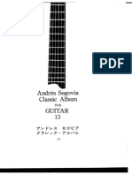 A. Segovia - Classic Album For Guitar - 13