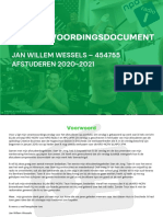 Afstuderen Op Portfolio, Jan Willem Wessels