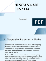 Perencanaan Usaha: Disusun Oleh