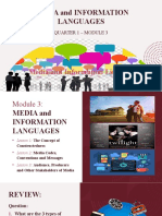 Media and Information Literacy