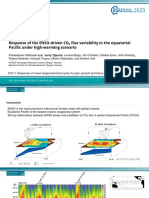 Response of The ENSO-driven CO Flux Variability in The Equatorial Pacific Under High-Warming Scenario