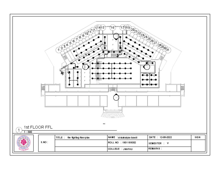 Fire Fighting Floor Plan | PDF