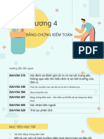 Chương 4: Bằng Chứng Kiểm Toán