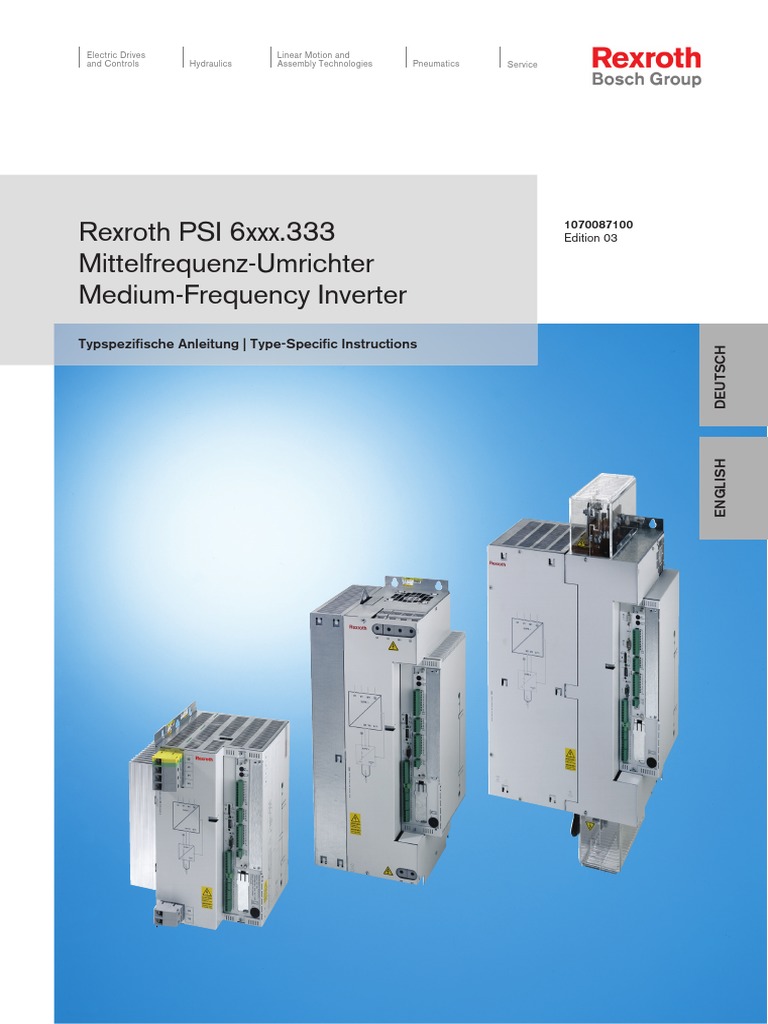 Rexroth Inverter Guide | PDF