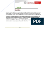 La Carta-B2-C1 Tiempos Del Indicativo e Sybjuntivo