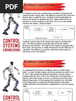 Feedback Control System: Output - Desired Output