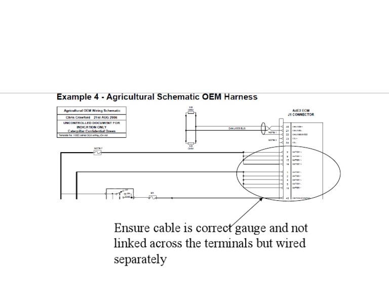 Perkins ECM Engines Wiring Schematic | PDF