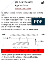 Pompe Axiale Triangle Vitesses