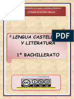 Lengua Castellana Y Literatura: 1º Bachillerato