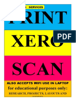 Print Scan: Xero X
