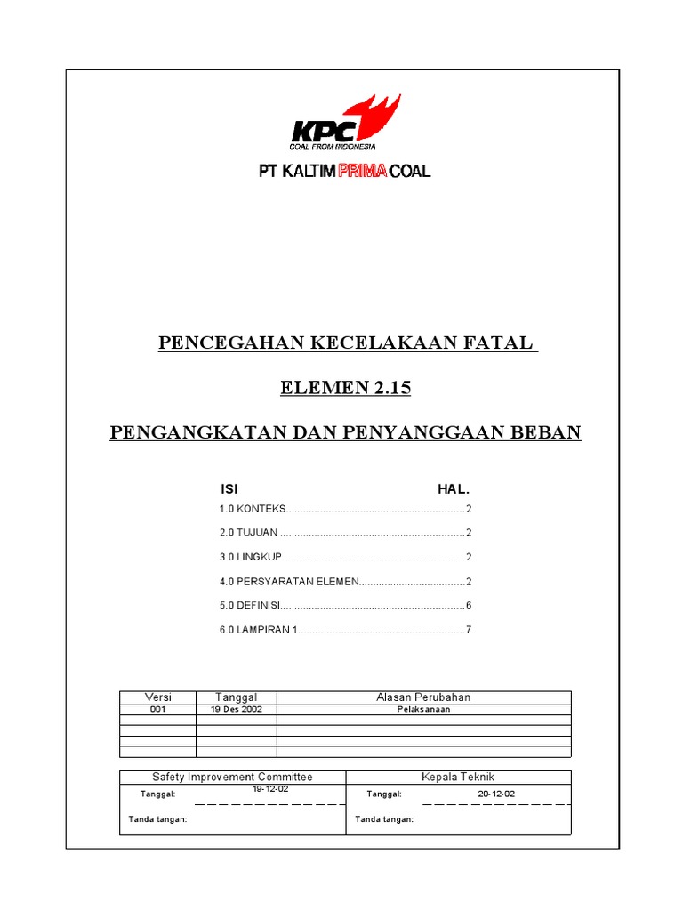 2 - 15 Pengangkatan Dan Penyanggaan Beban | PDF