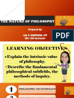 Week 2 The Nature of Philosophy