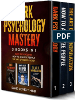 David Mind DARK PSYCHOLOGY MASTERY - 3 Books in 1 - Dark Psychology How To Analyze People The Art of M