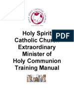 Holy Spirit Church Extraordinary Minister Training Manual