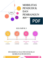 Mobilitas Penduduk DAN Pembangun AN: Here Is Where Your Presentation Begins