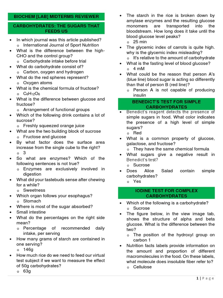 BIOCHEMLAB Midterms PDF