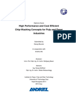 High Performance and Cost Efficient Chip-Washing Concepts For Pulp and Paper Industries