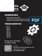 Assessoria: - Elaboração de APR - Vistorias de Segurança em Campo - Laudos e Documentação de Segurança