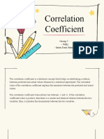Correlation Coefficient: Group 5: - Willy - Intan Dani Situmorang