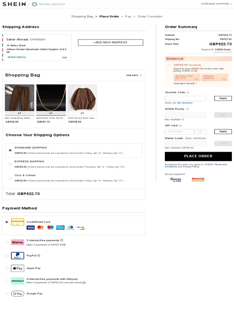 Online Shopping Checkout Guide | PDF | Credit Card | Payments