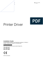 Printer Driver: Installation Guide