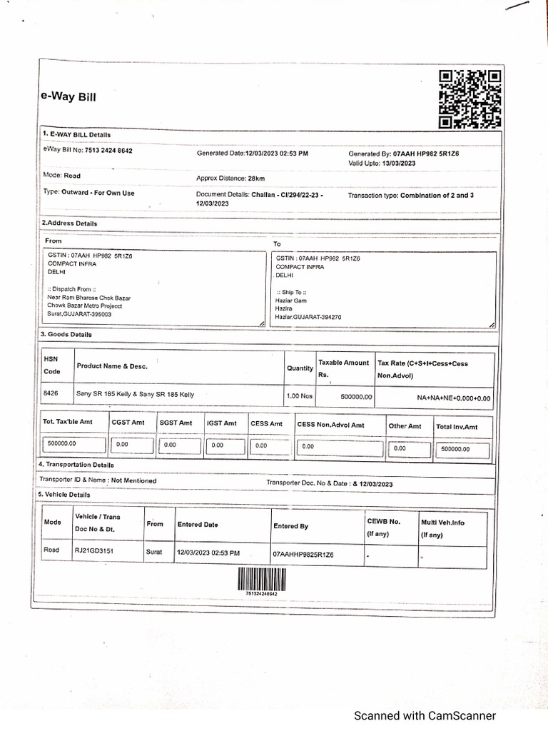 Kelly eway bill challan builty pdf
