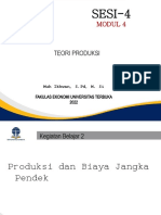 Modul 4: Teori Produksi