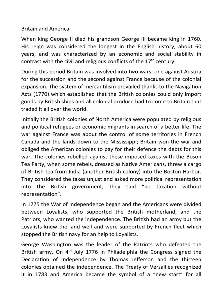 Britain and America PDF