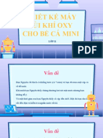 Thiết Kế Máy Sủi Khí Oxy Cho Bể Cá Mini