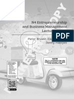 N4 Entrepreneurship and Business Management Lecturer Guide