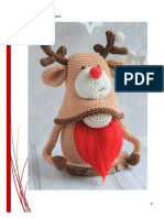 Crochet Reindeer Gnome Pattern