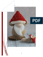 Mushroom Gnome Pattern