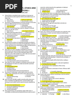 Criminal Sociology Ethics and Human Relations 200 Item Key